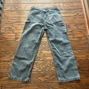 Vintage carpenter Abercrombie’s Men's Relaxed Fit Denim Jeans in Charcoal